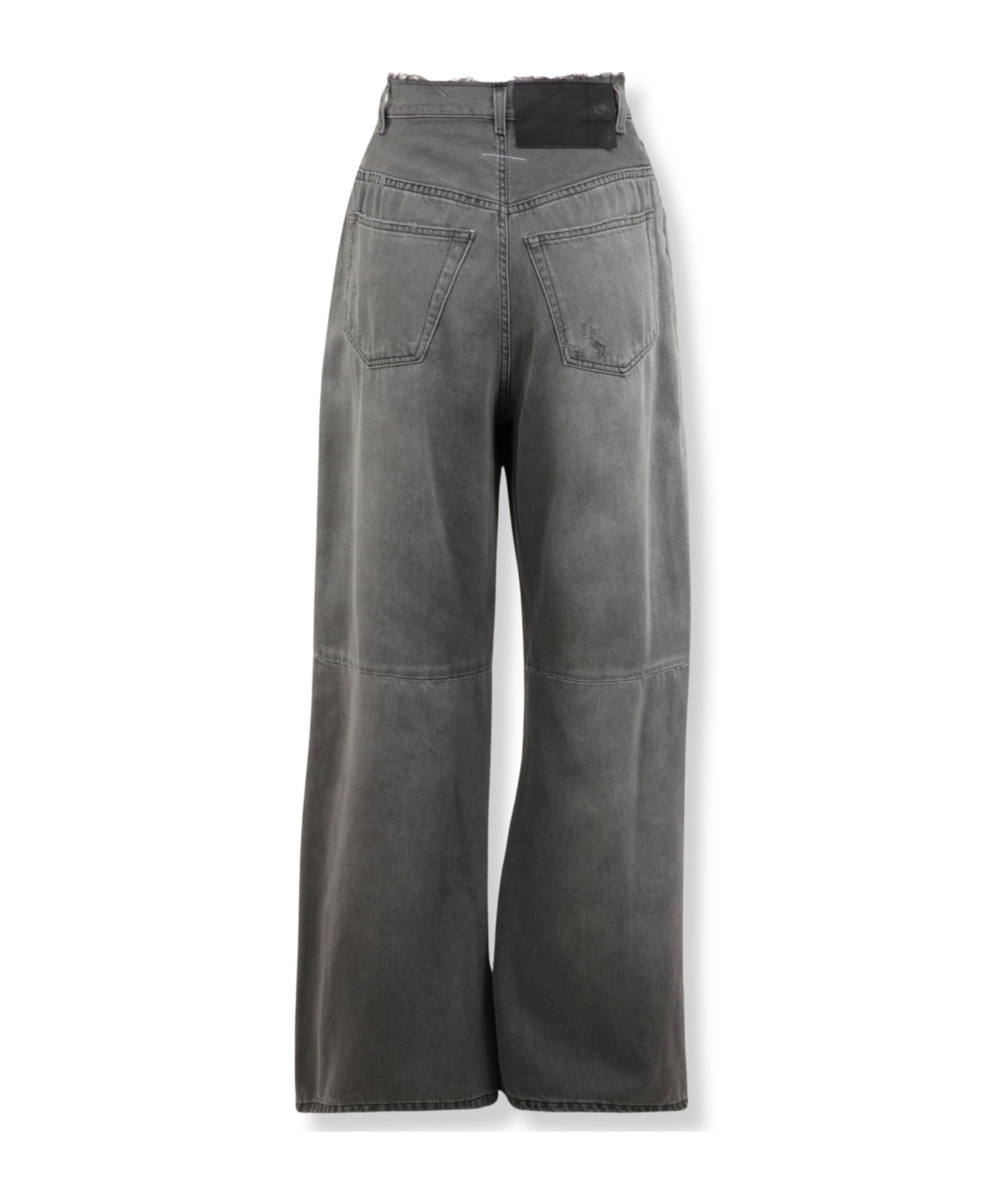 Mm6 Maison Margiela Distressed Jeans In Gray