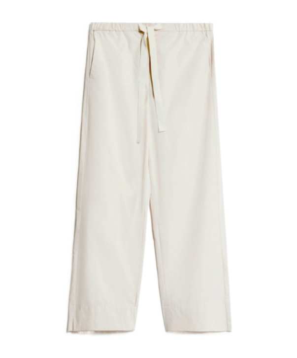 Max Mara Draw Rope Waist Sweatpants In White