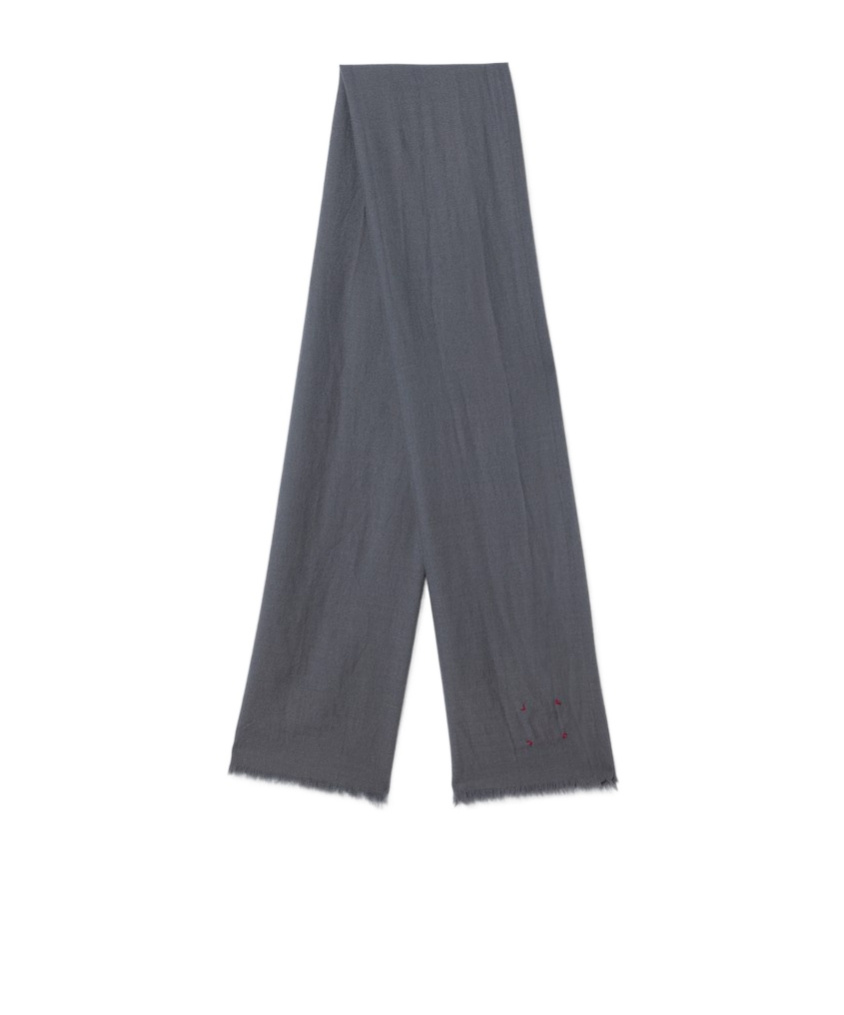 Destin Surl Fringed Scarf In Gray