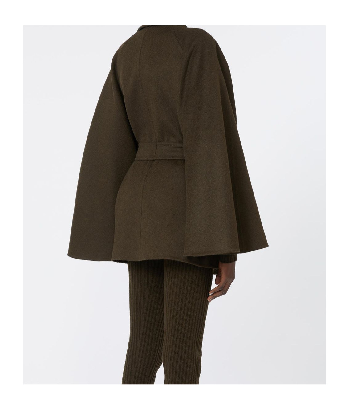 Max Mara Verna Belted Camel Hair Coat In Brown