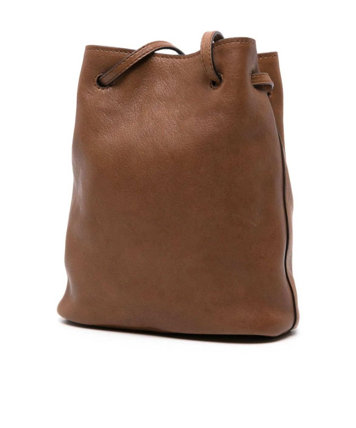 Miu Miu Drawstring Shoulder Bag In Brown
