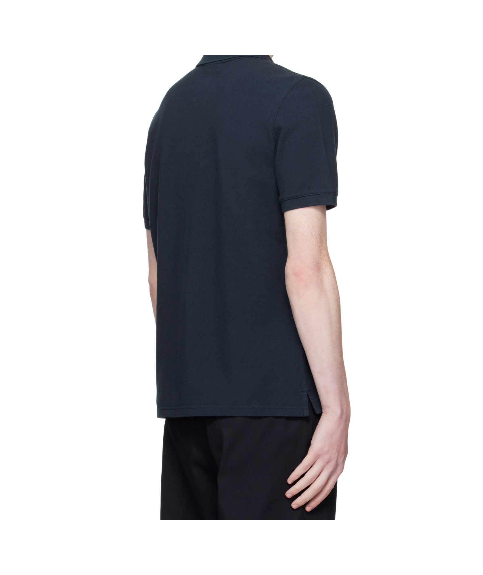 Maison Kitsuné Fox Head Patch Regular Polo Classic Navy In Blue