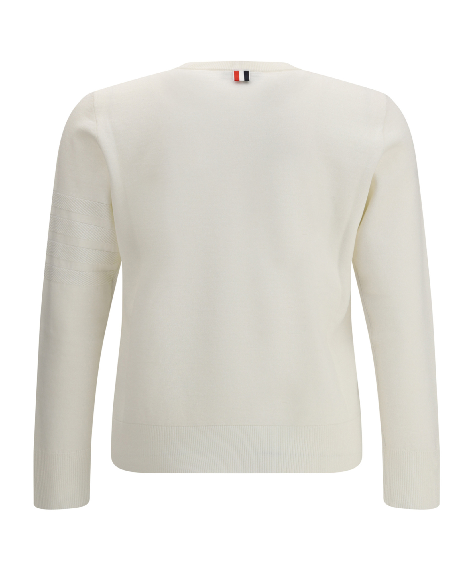 Thom Browne Virgin Wool Sweater In White