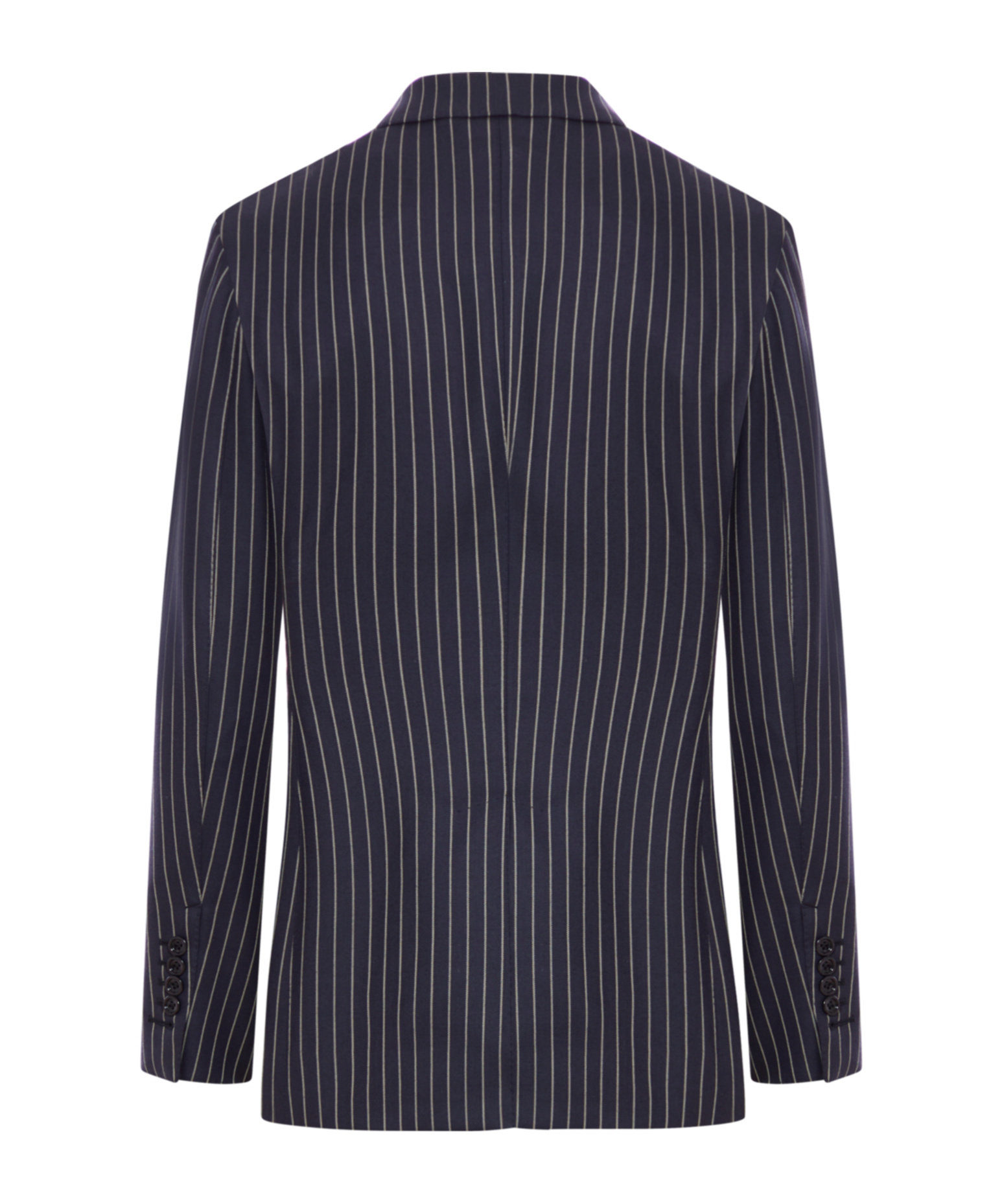 Tom Ford Single Breasted Wool Flannel Jacket With Stripes In Black