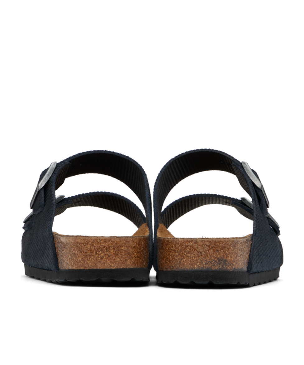 Birkenstock Regular Arizona Pin-button Slippers In Black