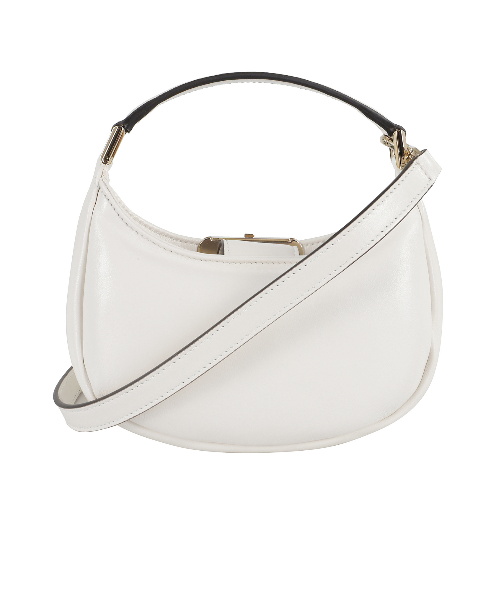Shop Jimmy Choo Mini Edie Hobo Bag In White