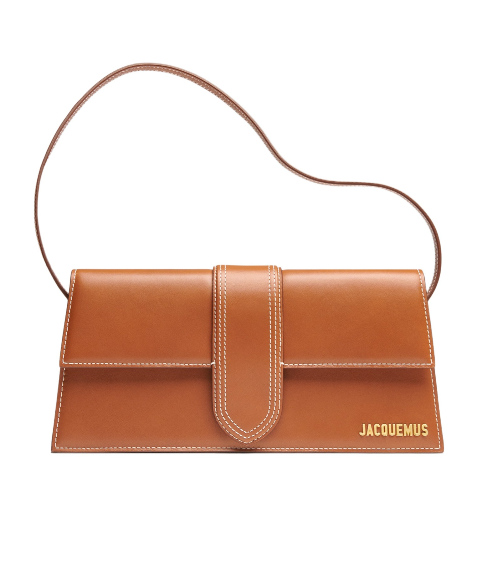 Jacquemus Le Bambino Long Shoulder Bag In Brown