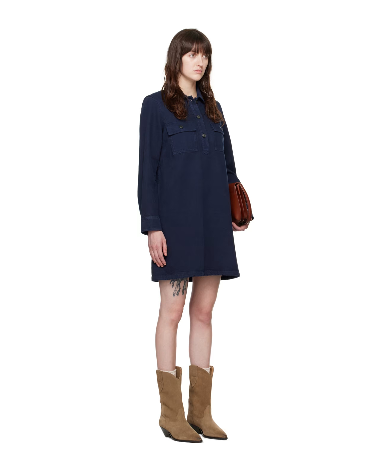 APC MIA LAPEL DRESS