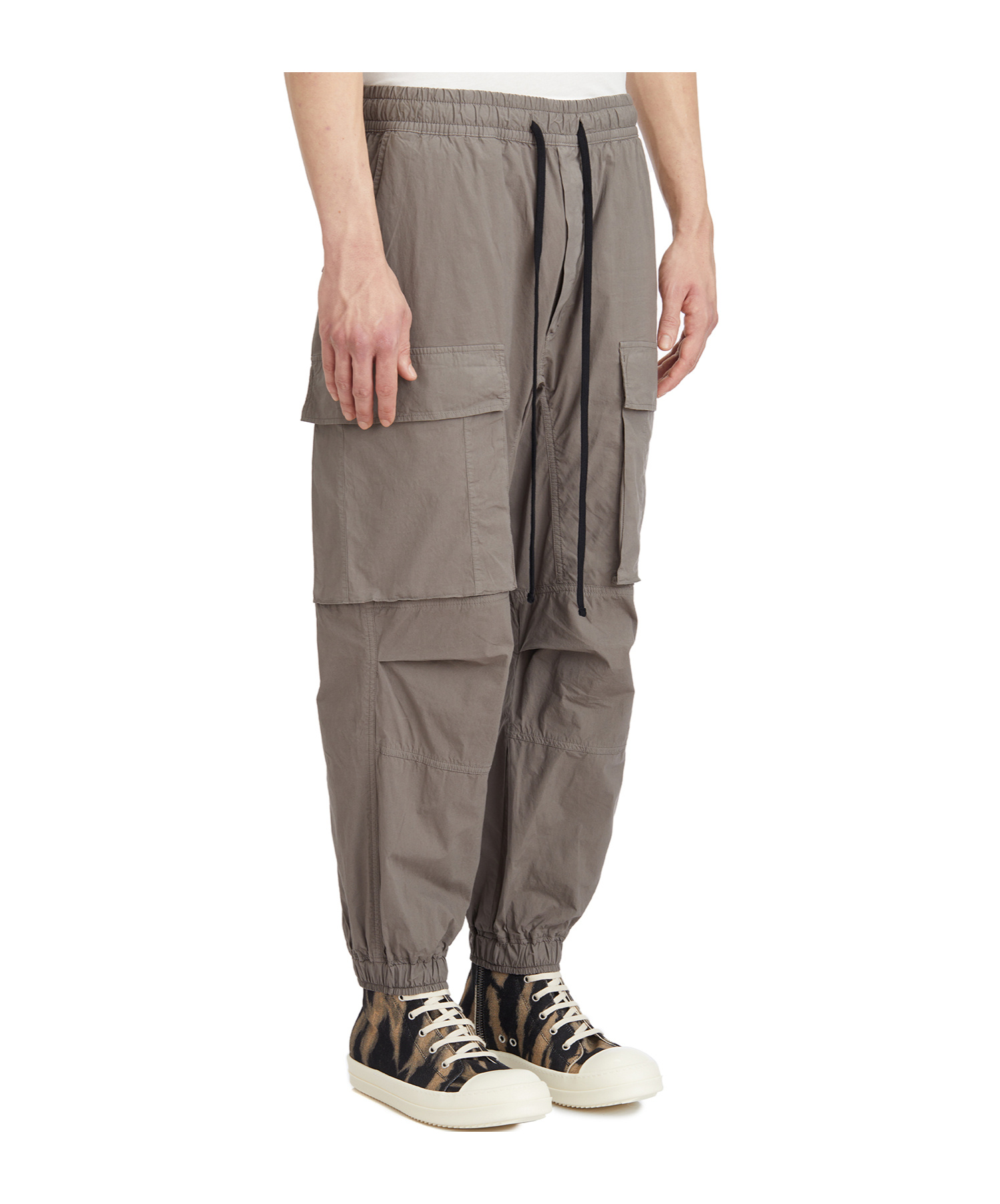 Thom Krom Drawstring Sweatpants In White