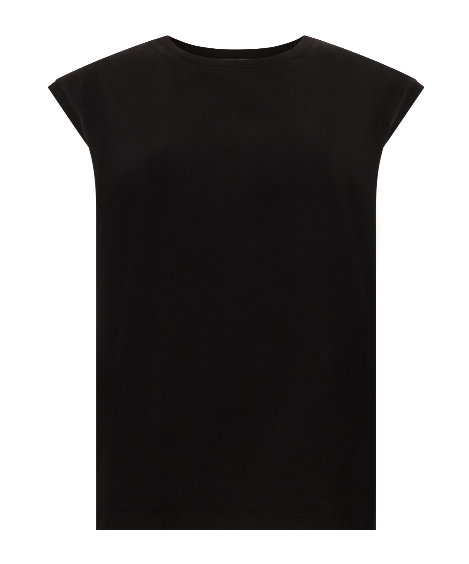 Agolde Sleeveless Vest In Black