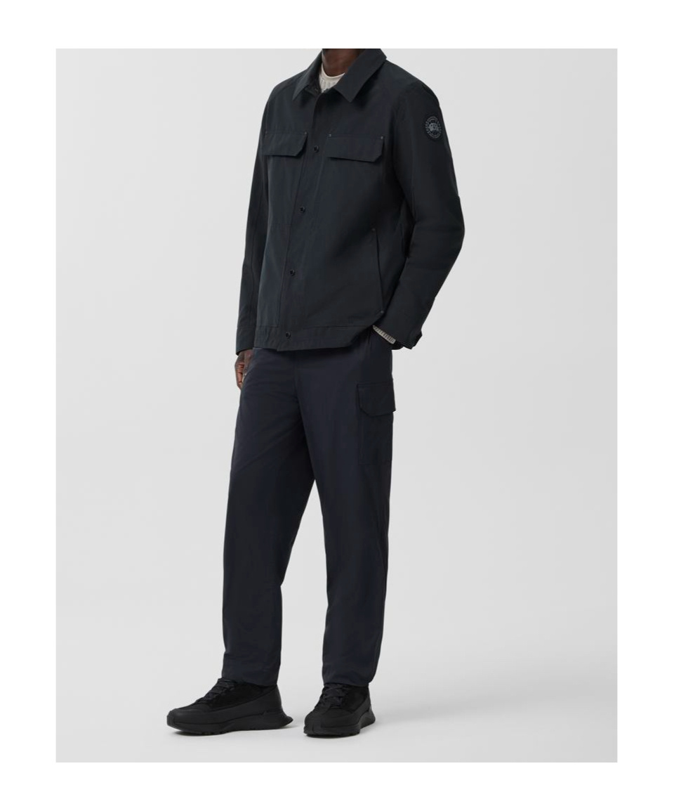 Canada Goose Black Label Burnaby Chore Coat In Black
