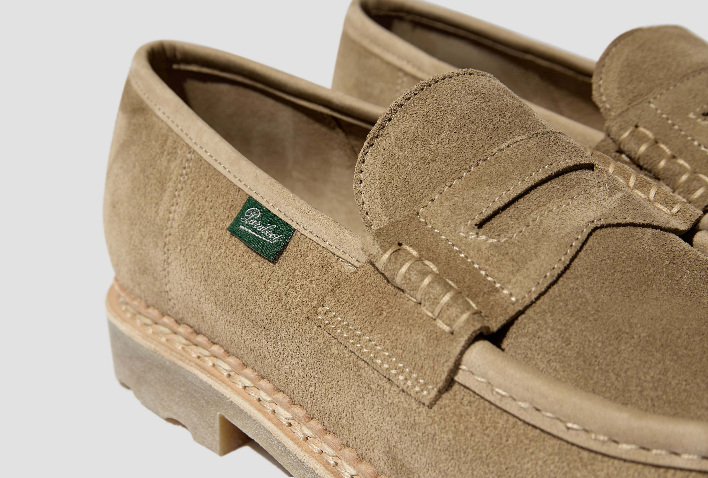 Paraboot Round-toe Loafers In Brown