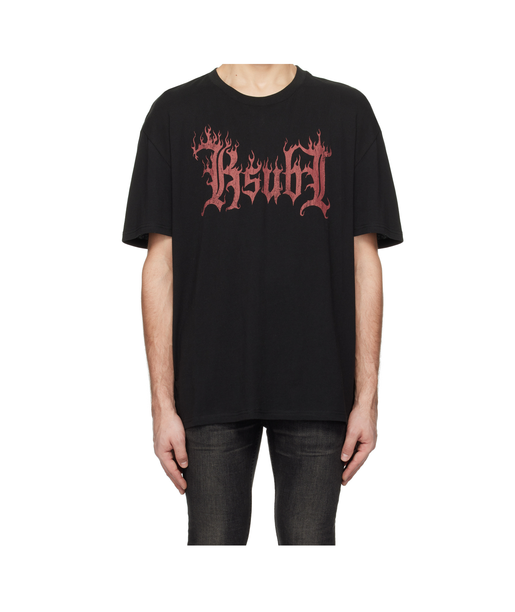 Shop Ksubi Fuego Biggie T-shirt In Black