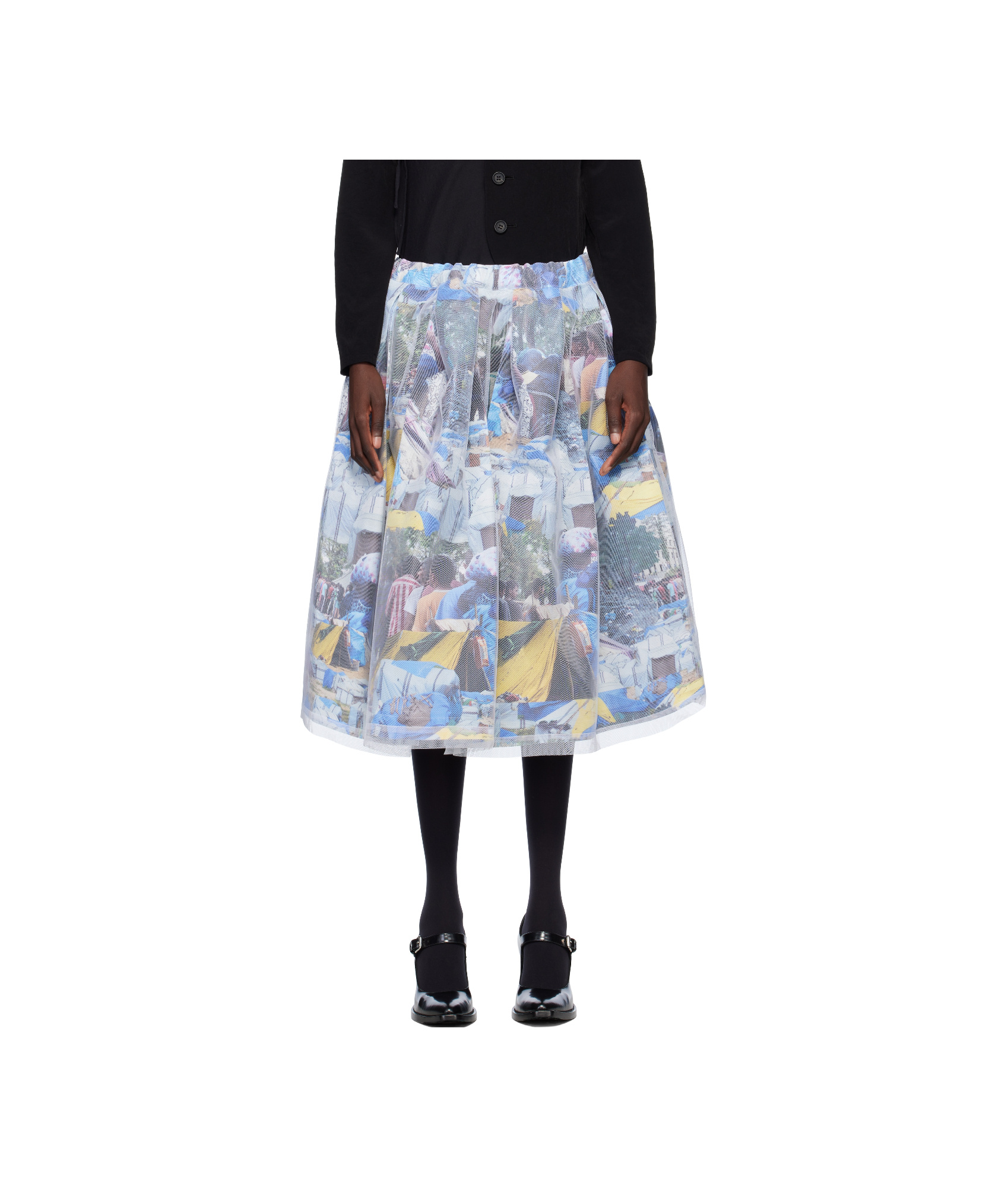Comme Des Garçons Patterned Skirt