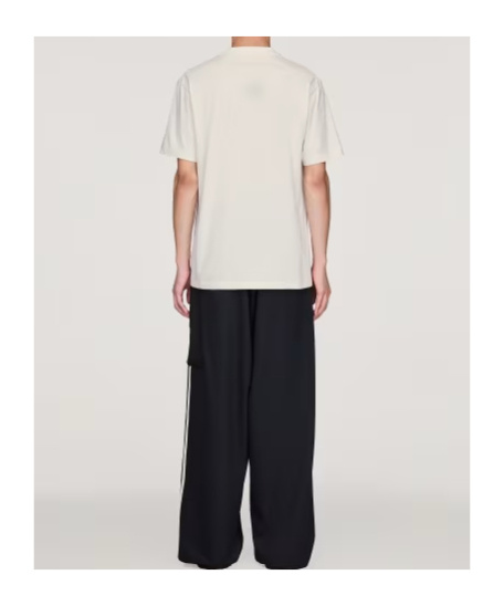 Y-3 Regular Short Sleeve Tee In Neutral