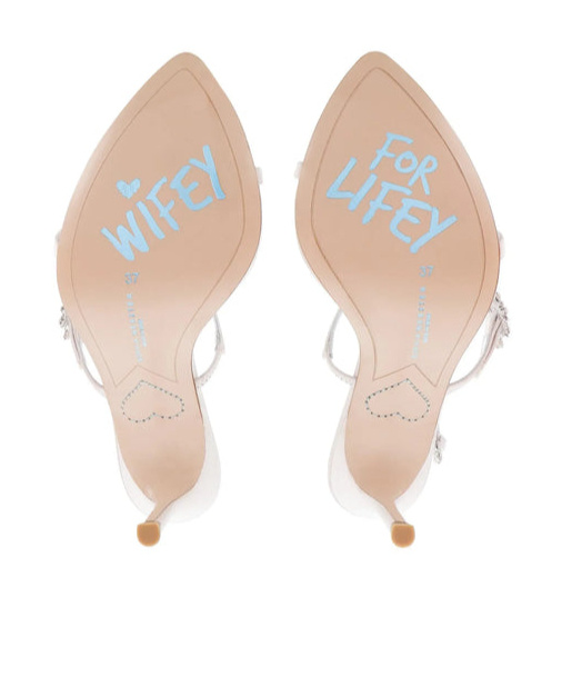 Sophia Webster Pointed High-heeled Sandals In White