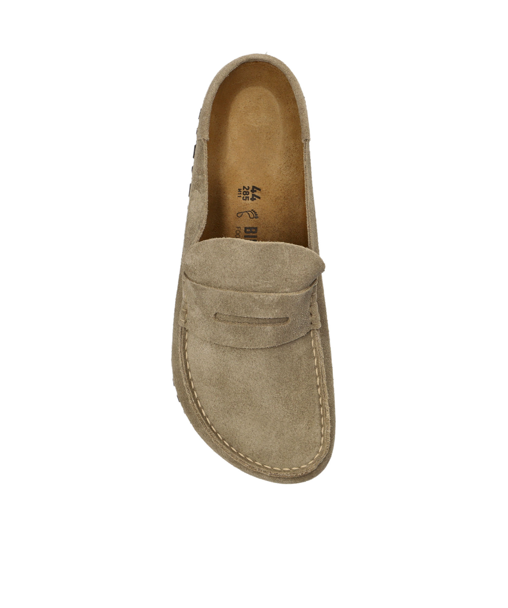 Birkenstock Naples Wrapped Suede Slippers In Brown