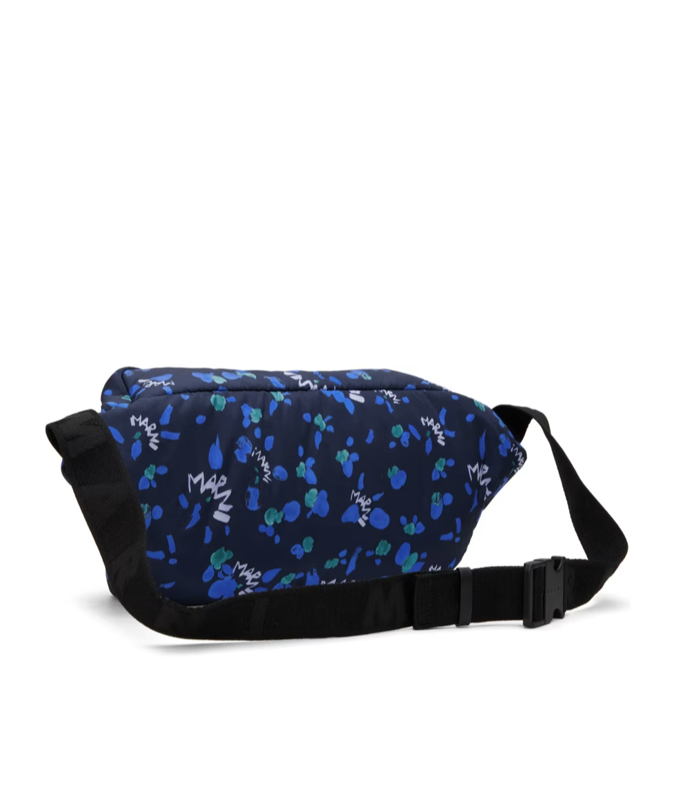 Marni Large Marsupio Waist Pack In Black