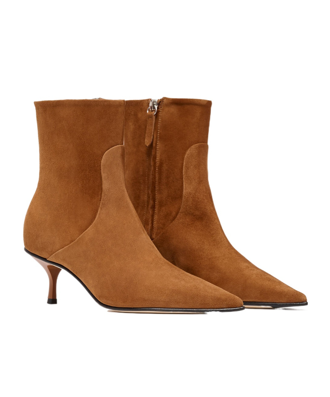 Scarosso Jamie Pointed-toe Boots In Brown