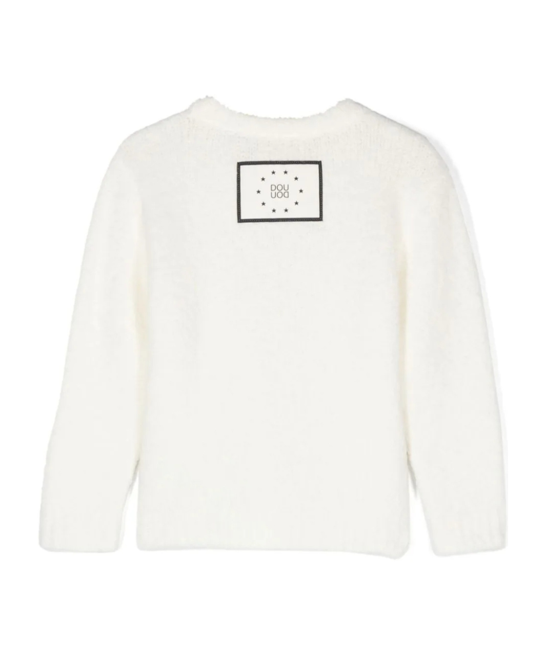 Douuod Knitted Sweater In White