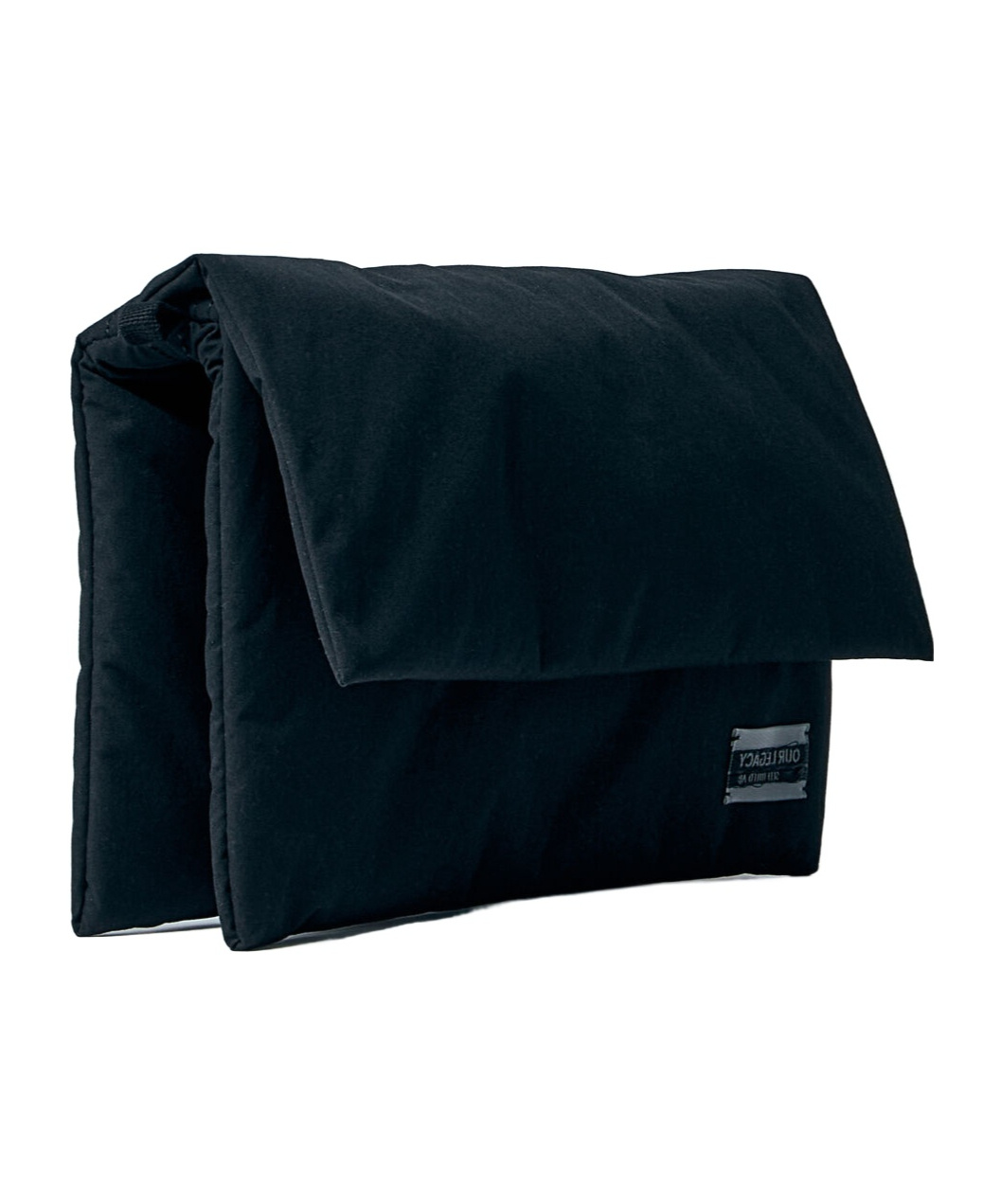 Our Legacy Logo Patch Crossbody Bag In Black
