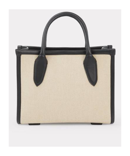 Kenzo Large 18 Canvas Tote Bag In Nude