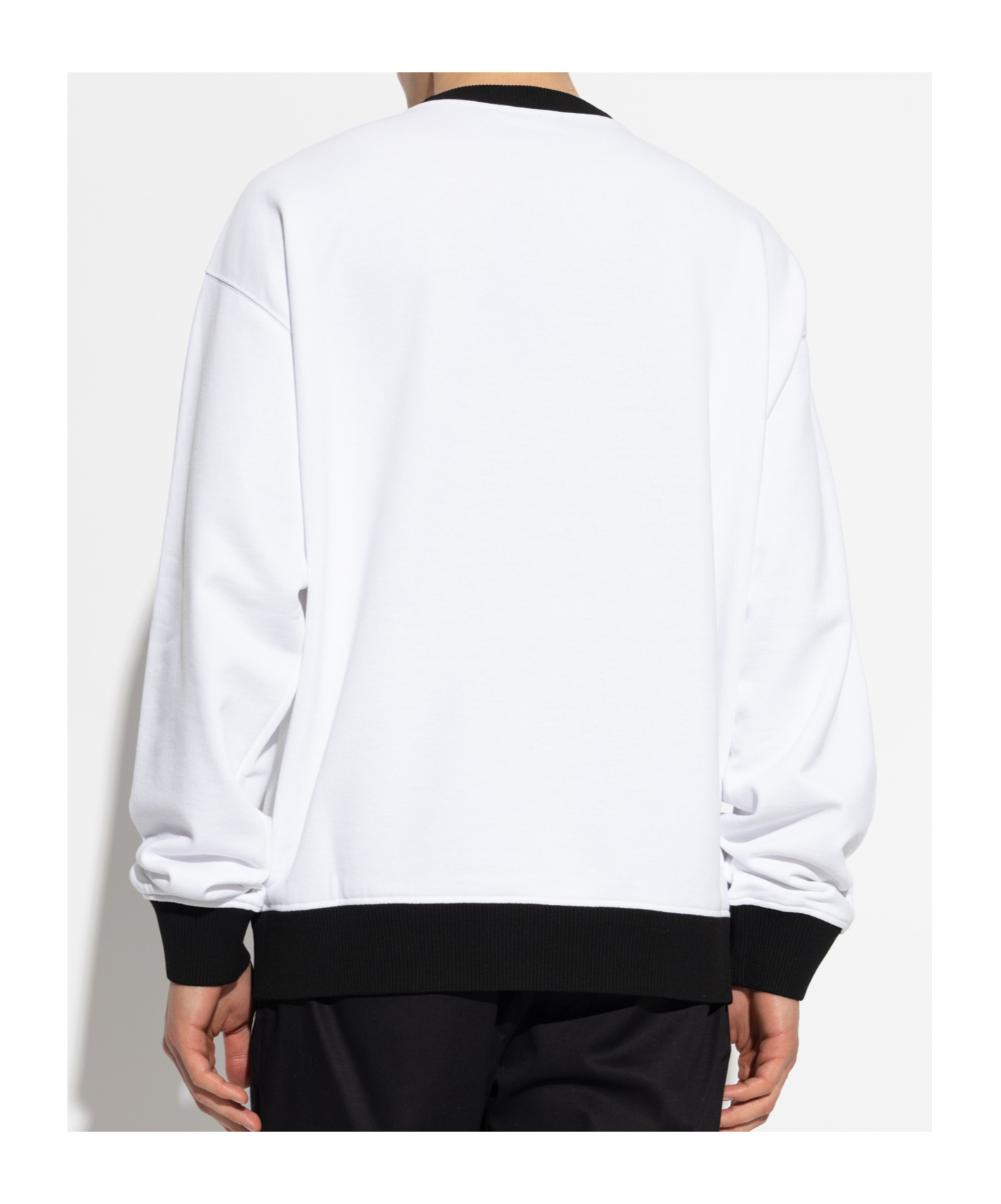 Dolce & Gabbana Baroque-print Sweatshirt In White