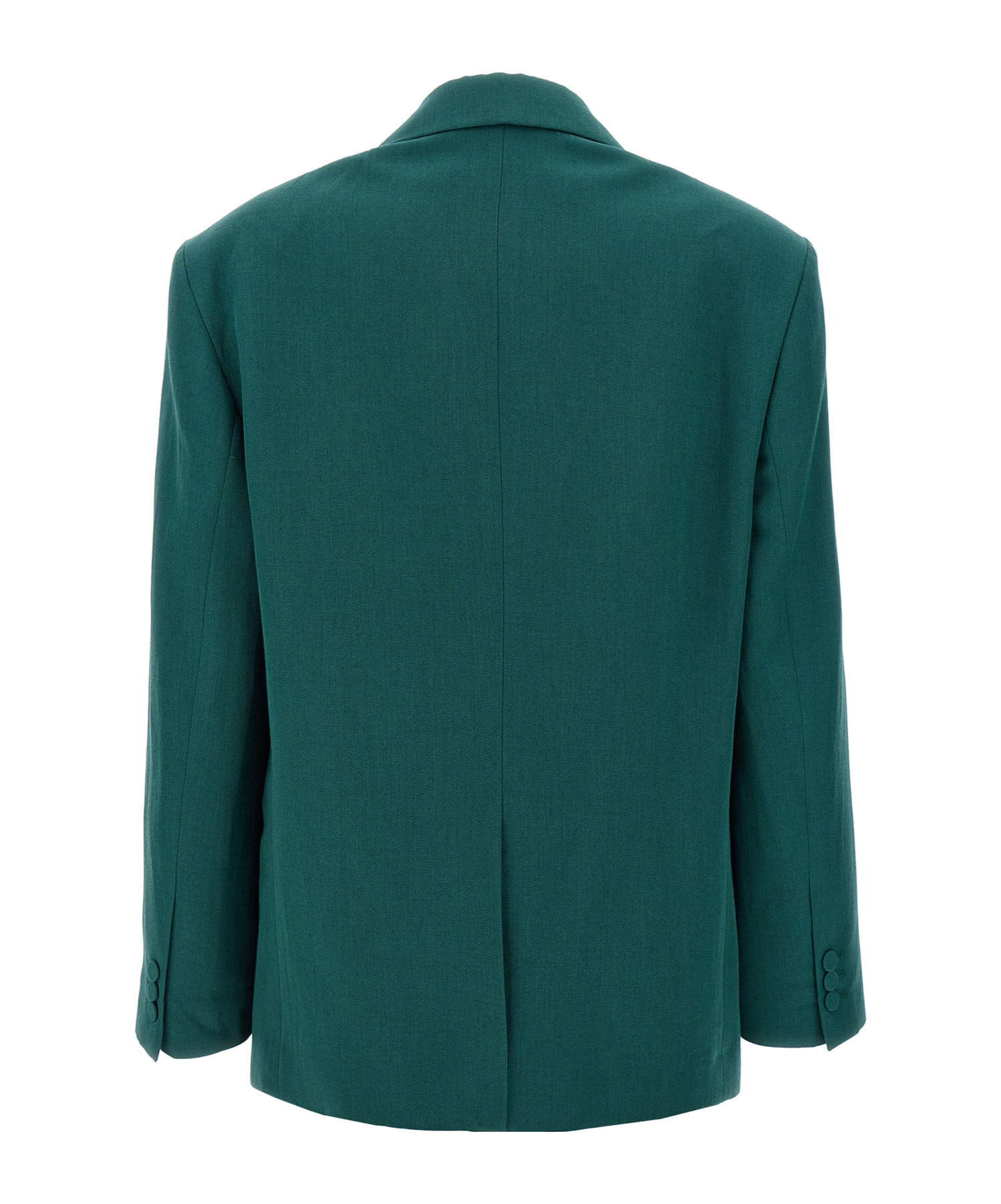 Dries Van Noten 'birdy' Blazer Back Vent In Blue