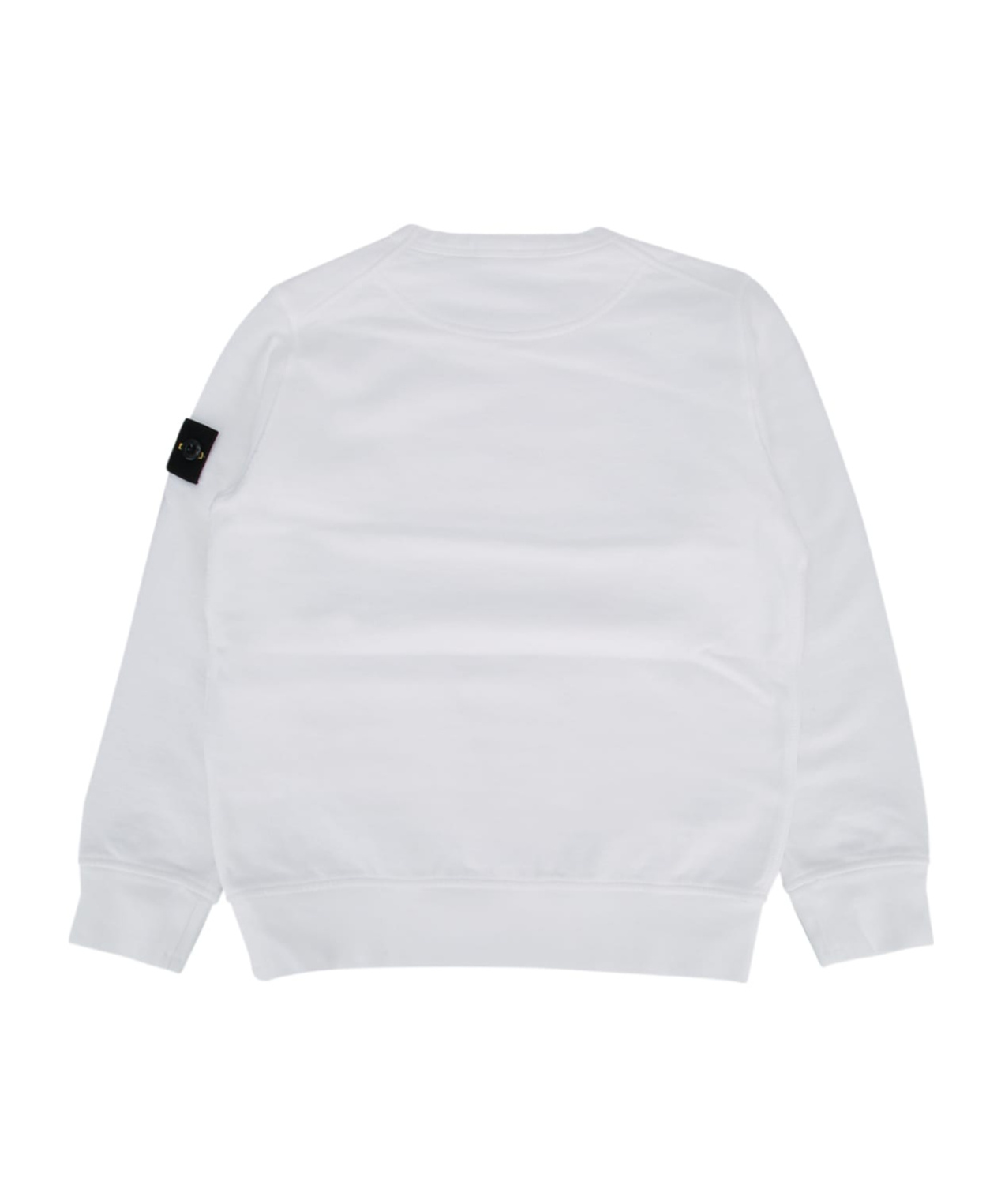 Stone Island Long Sleeve Sweatshirt In White