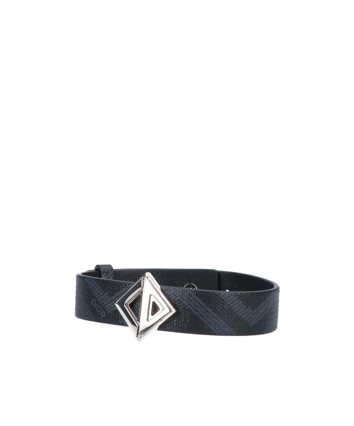 Dior Homme Logo Plaque Bracelet In Black