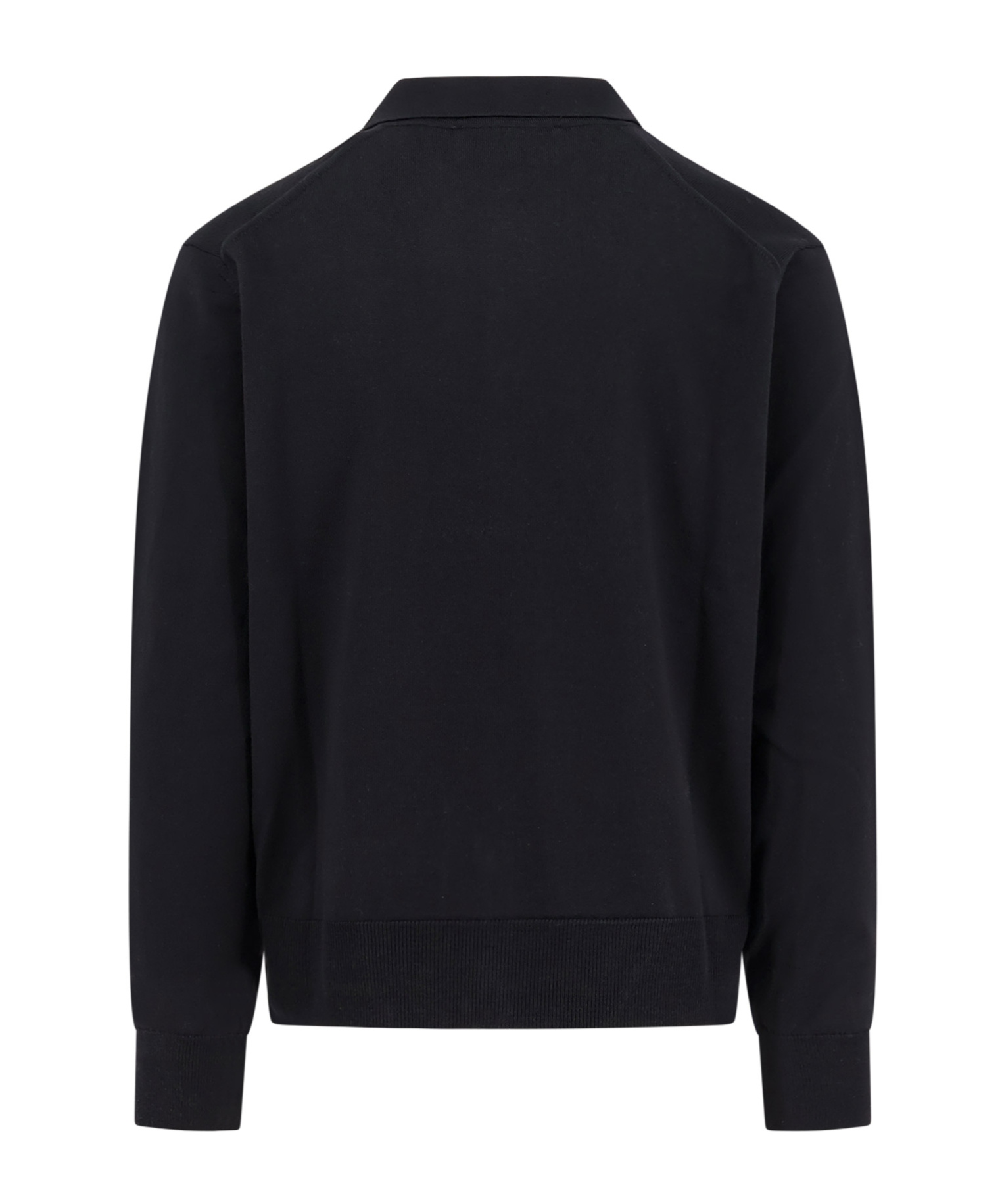 Ami Alexandre Mattiussi Merino Wool Cardigan With Button-up Front In Black