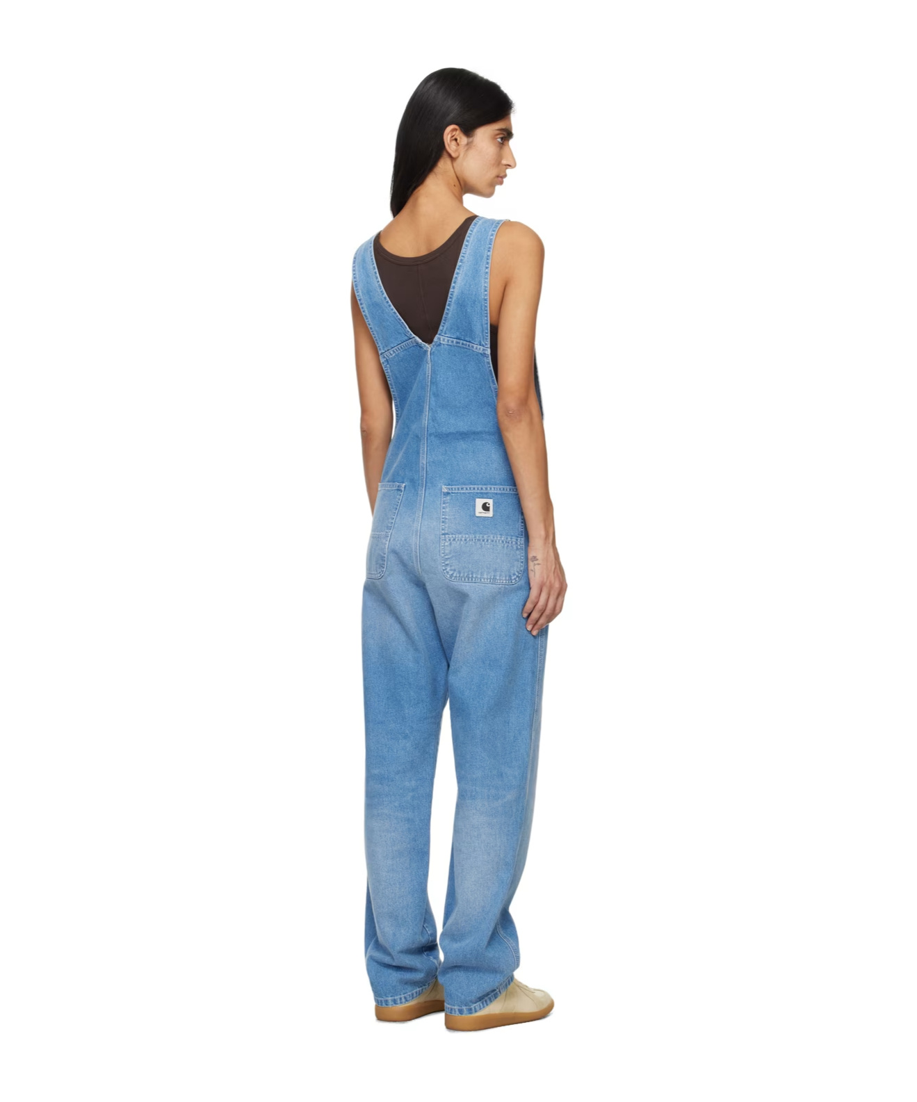 Carhartt W' Orlean Denim Overalls In Blue