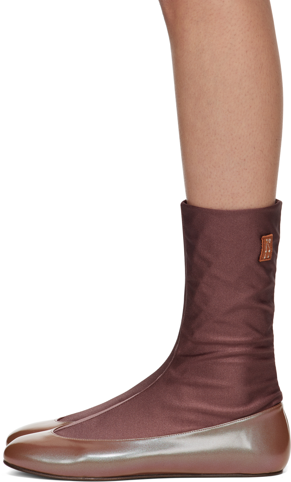 Shop Kiko Kostadinov Proxima Short Ballet Flats