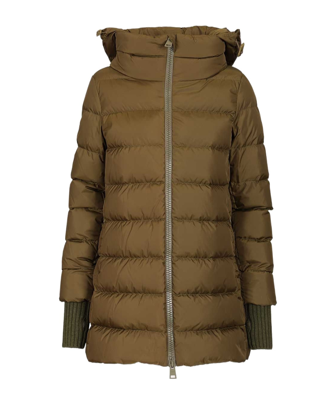 Herno Parka Padded Down Jacket Jackets Green In Neutral