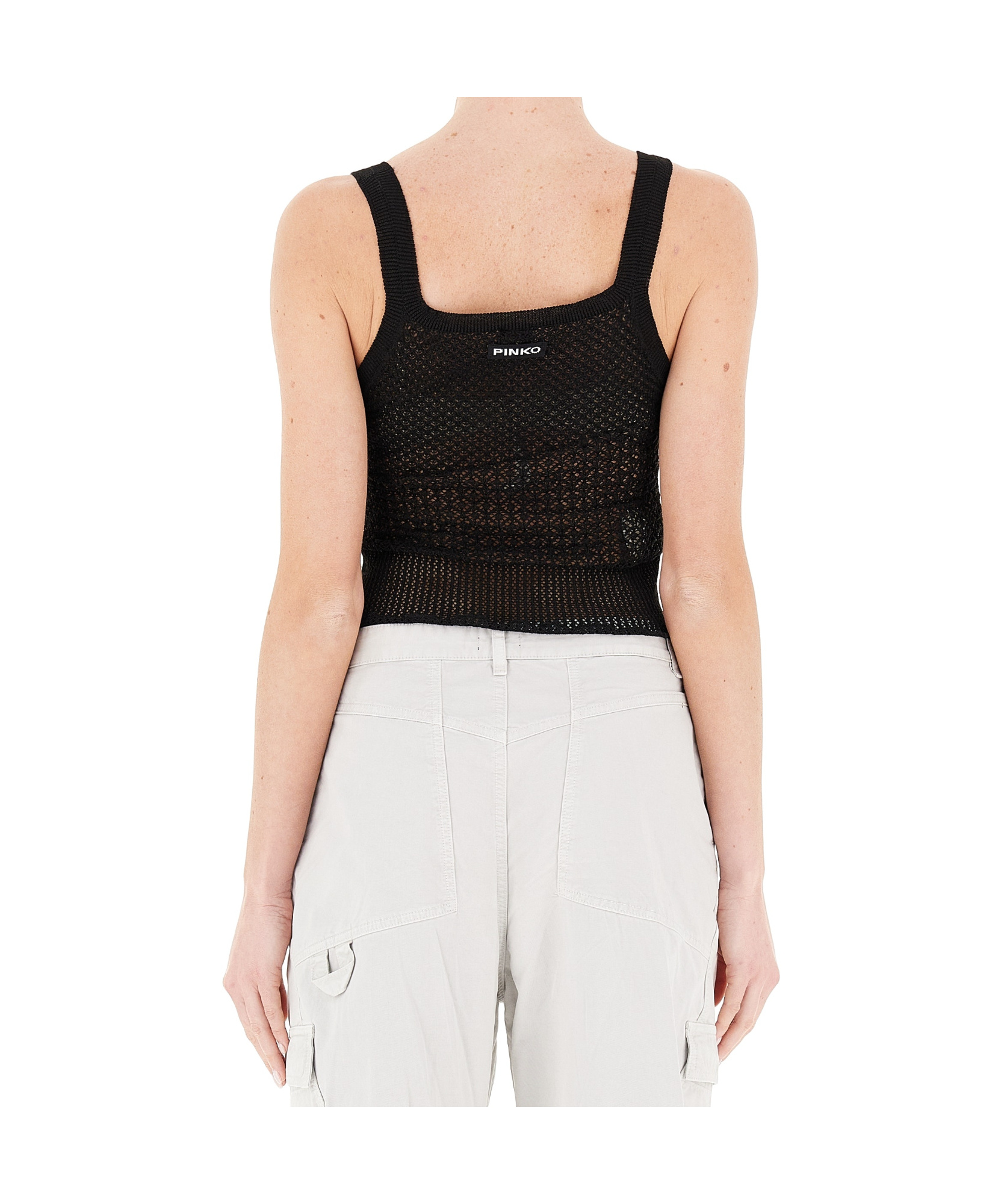 Pinko Sleeveless Vest In White