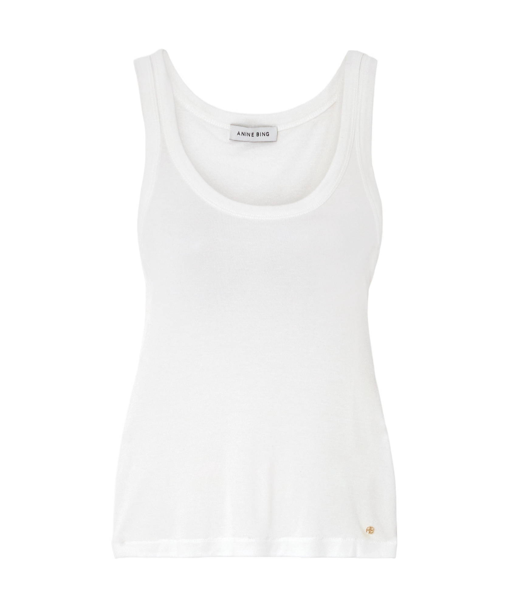 ANINE BING ROUND-NECK TANK TOP