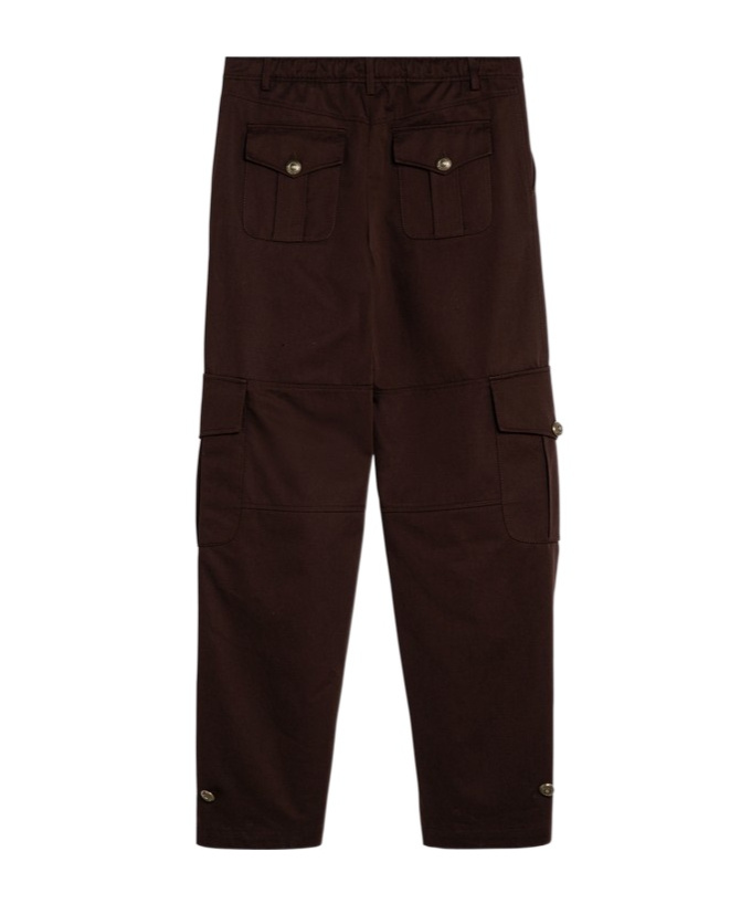 Moschino Belt Loop Casual Pants In Brown