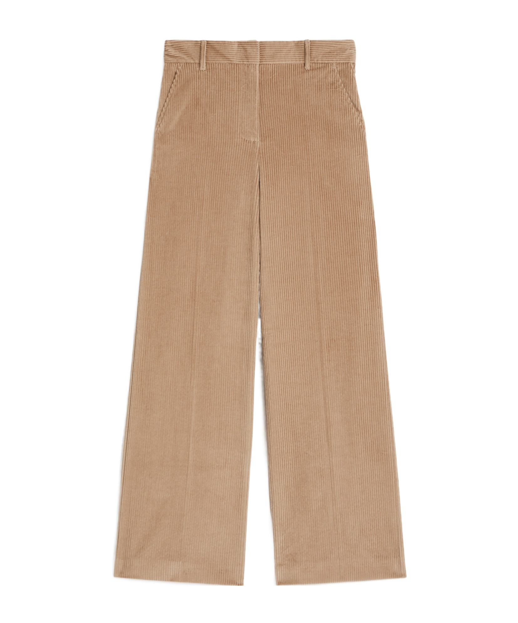Weekend Max Mara Corduroy Casual Pants In Brown