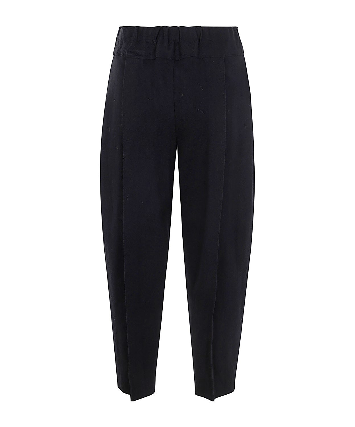 Issey Miyake Elastic Waistband Casual Pants In Black