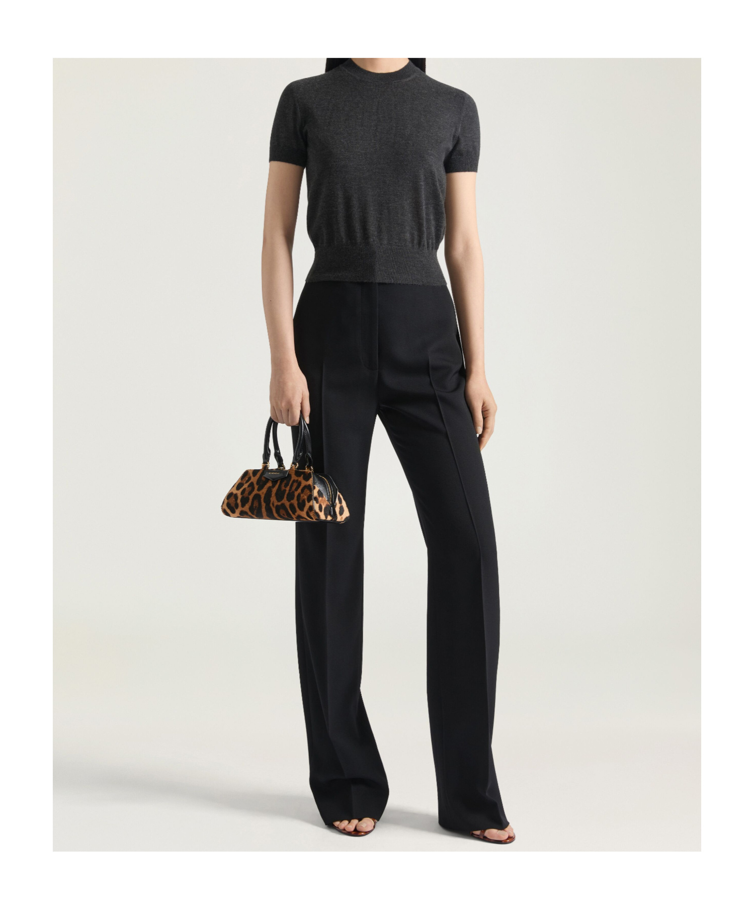 Givenchy Short-sleeved Sweater In Cashmere In Black