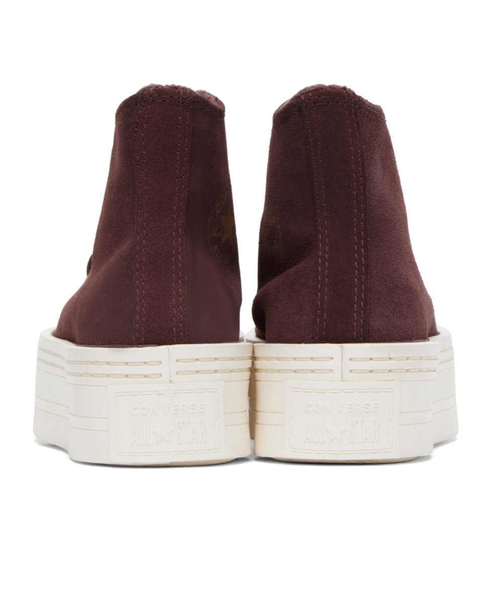 Converse Round Head Lace-up Casual Sports Shoes In Red