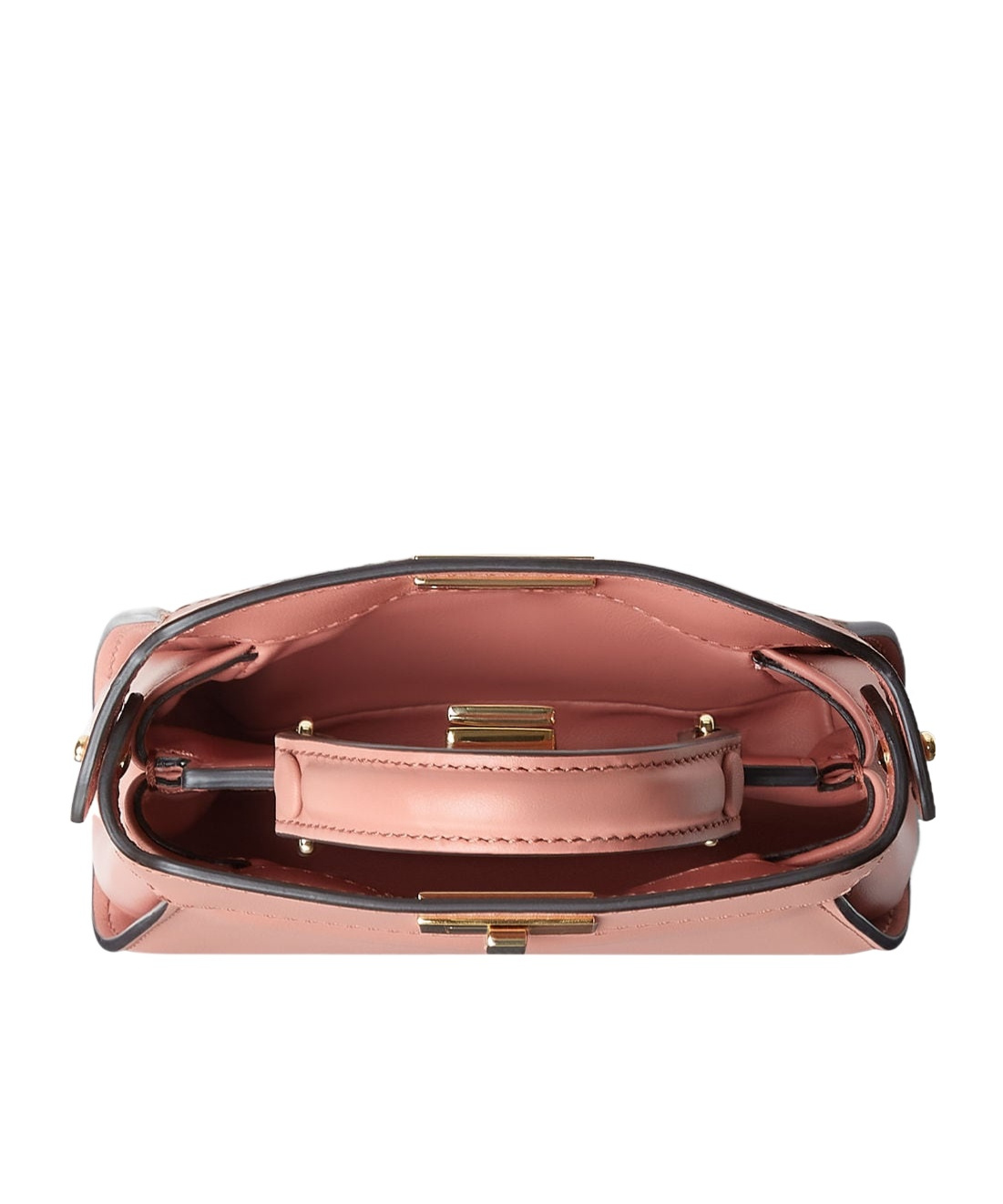 Fendi Nano Peekaboo Top-handle Mini Bag In Pink