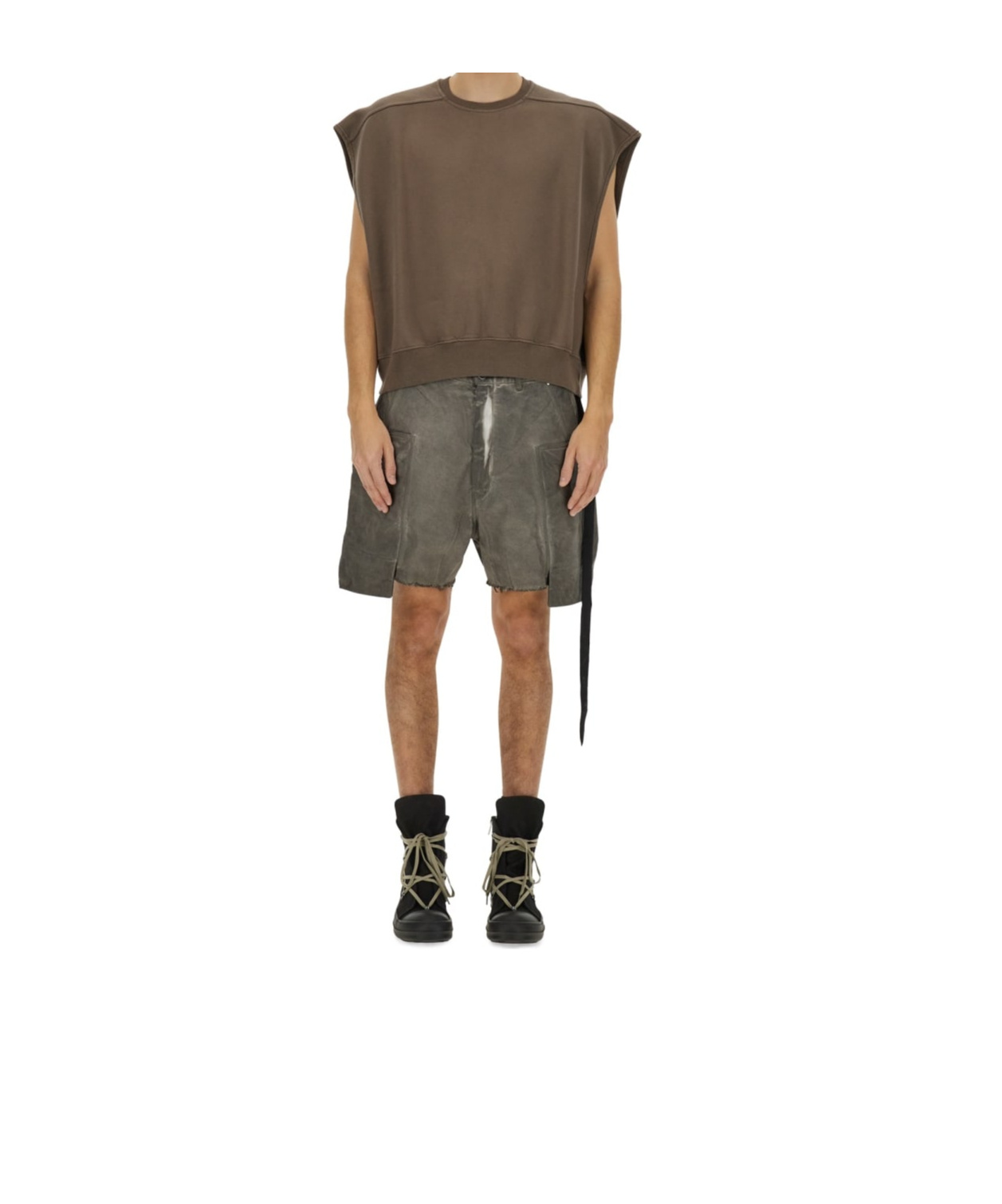 Rick Owens Drkshdw Drkshdw By Rick Owens Cotton Sweatshirt In Green