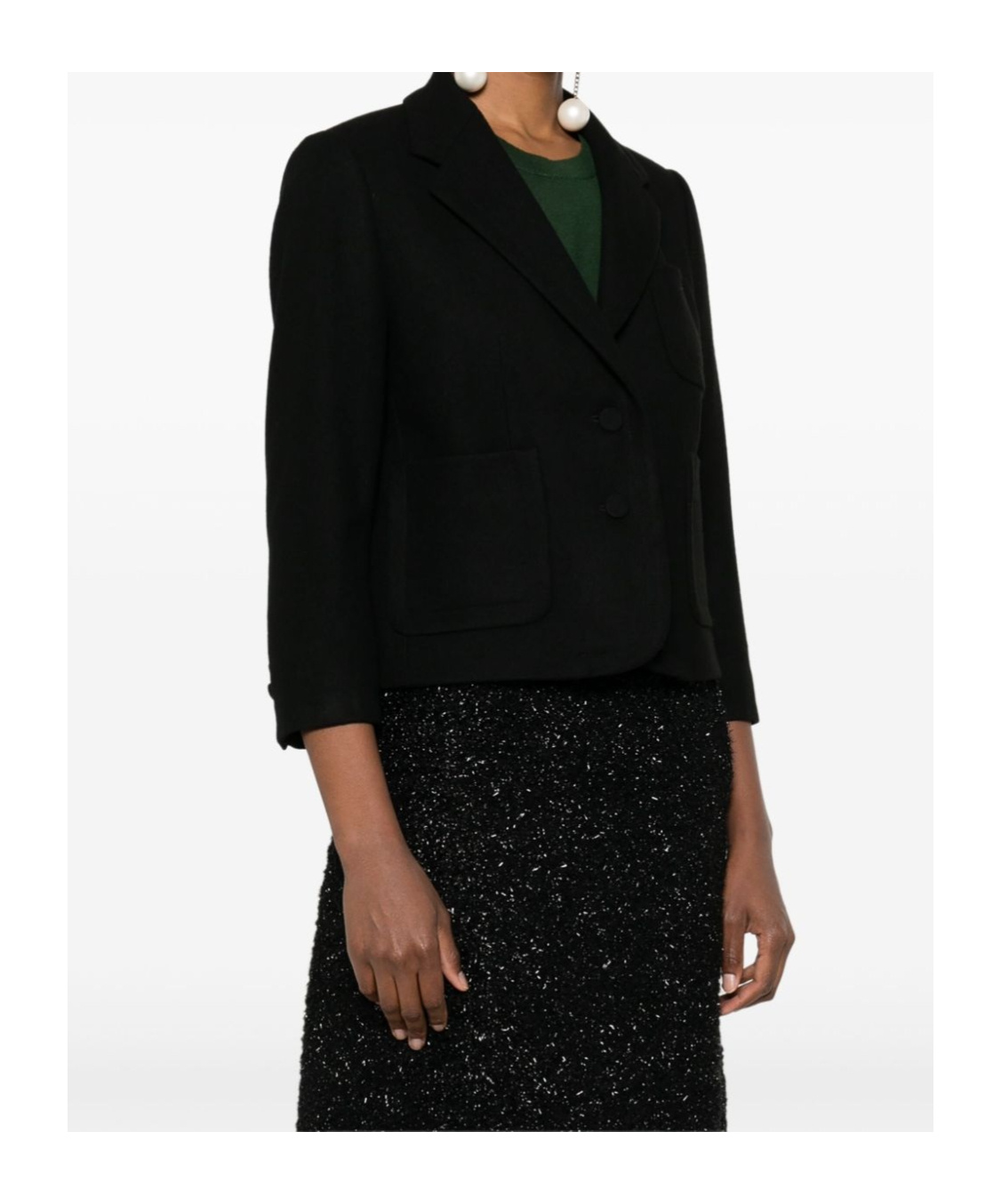 Dries Van Noten Long-sleeved Casual Jacket In Black