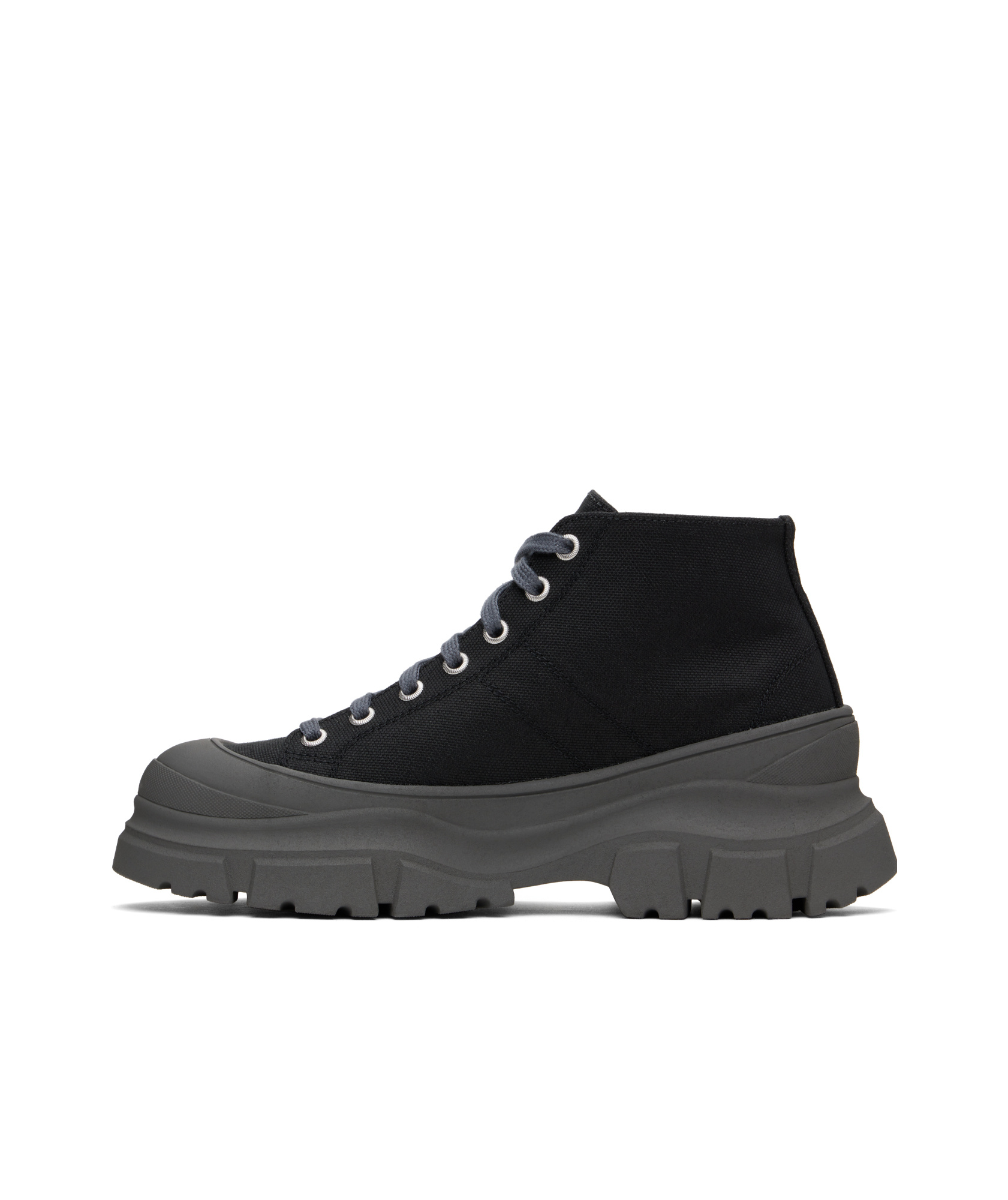 Sofie D'hoore Lace-up High-top Sneakers In Black