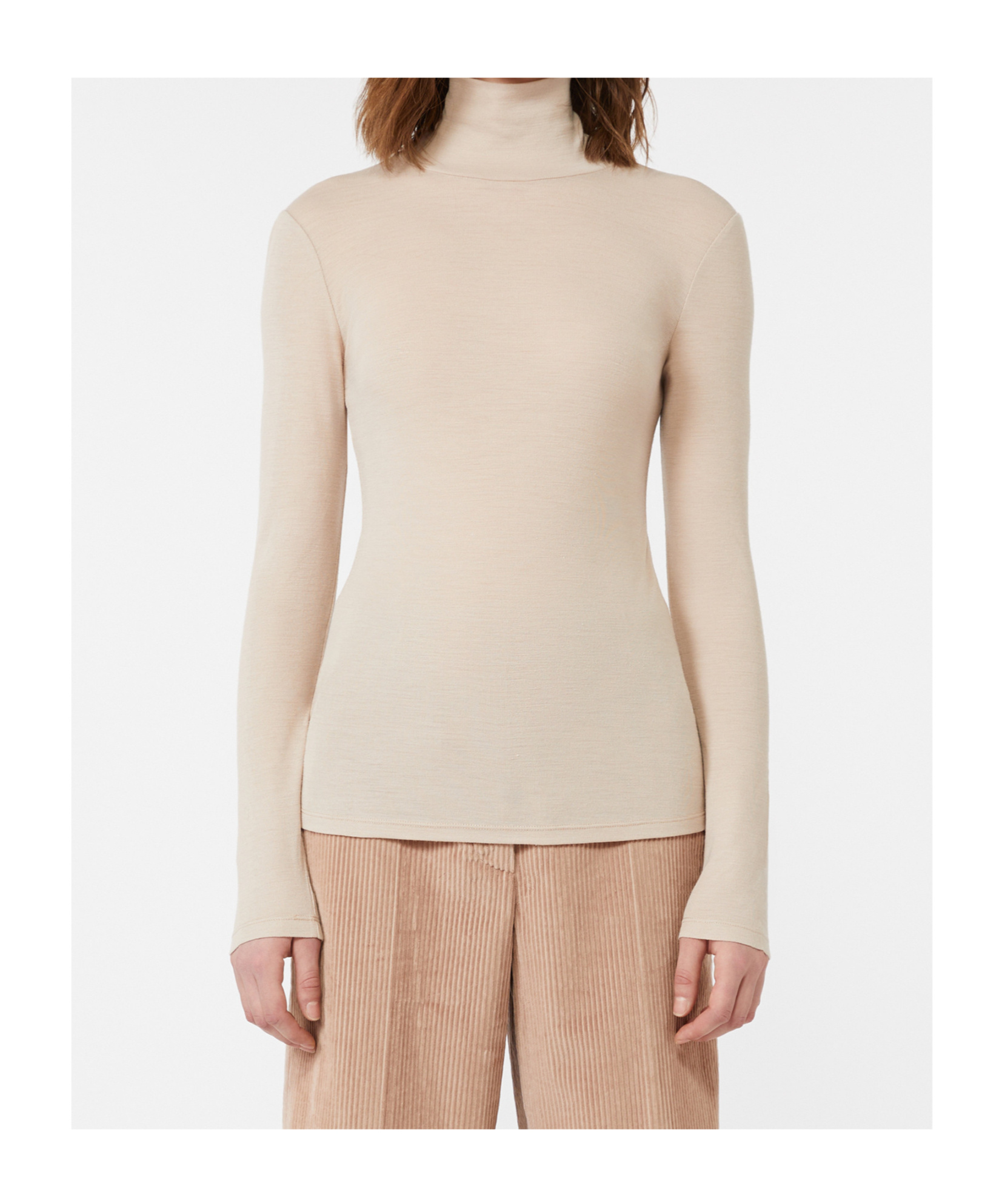 Weekend Max Mara Teseo Turtleneck Knitted Pullover In Neutral