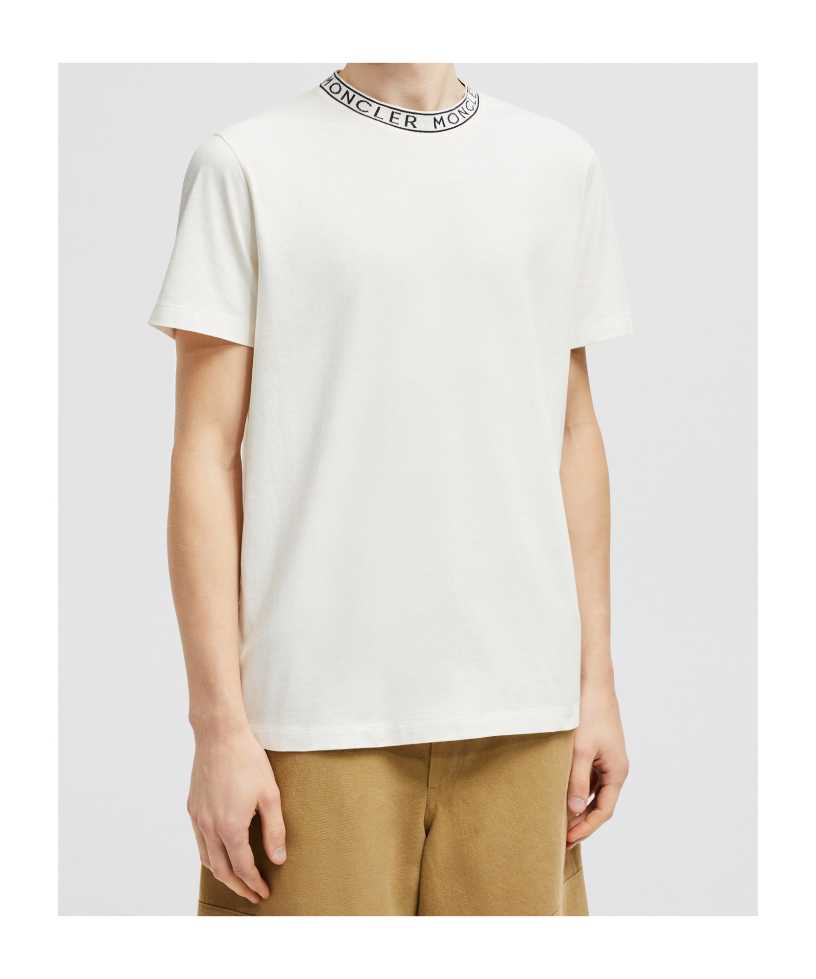 Moncler Short-sleeved T-shirt In White