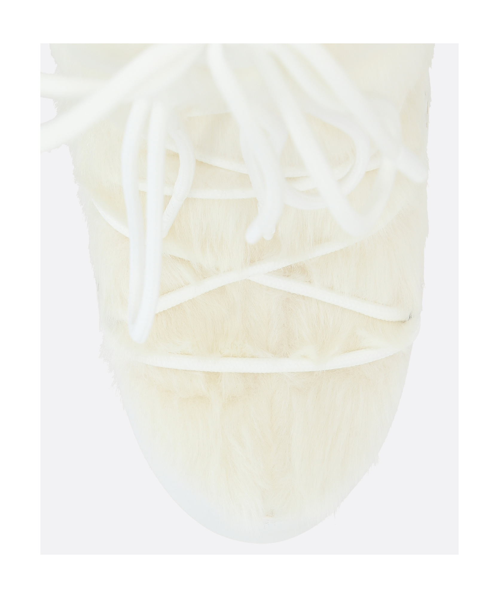 Moon Boot Women's Icon Faux Fur Knee-high Boots White In White