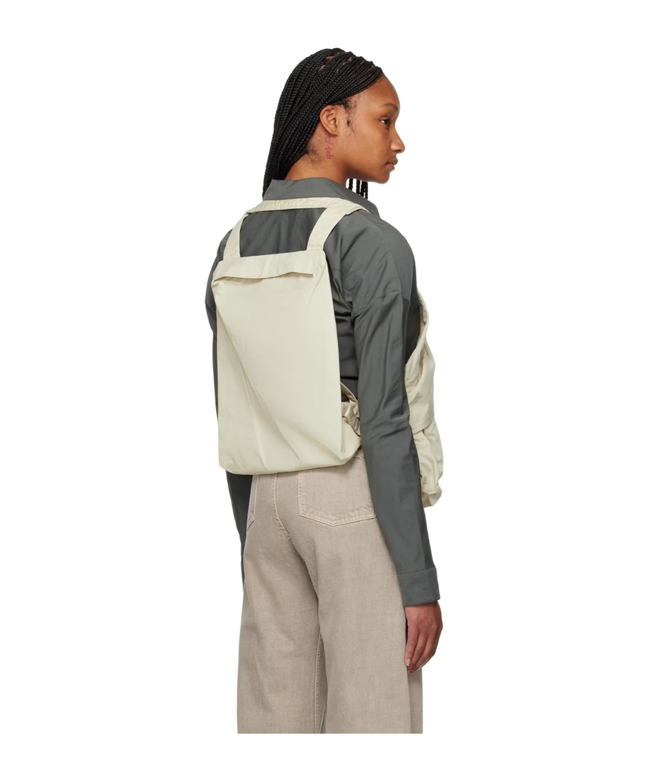 Lemaire Multipocket Vest In White
