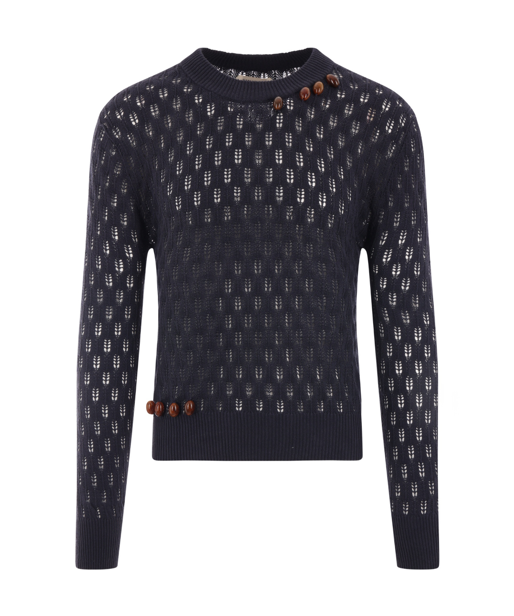 Namacheko Round Neck Sweater In Black